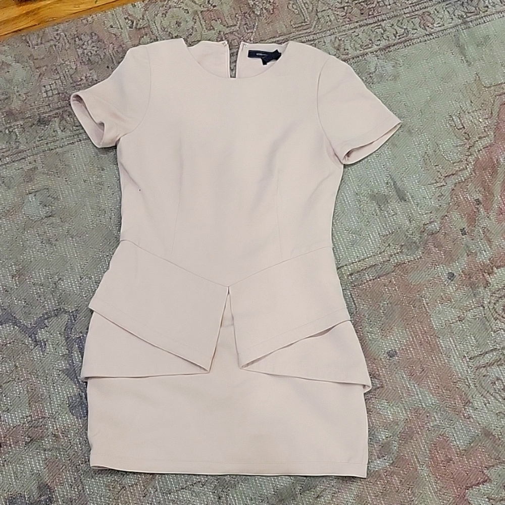 BCBGMaxAzria Blush pink mini dress